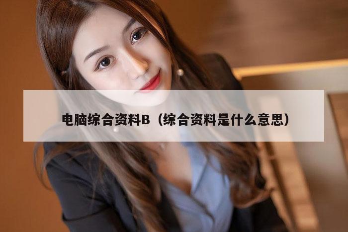 电脑综合资料B（综合资料是什么意思）